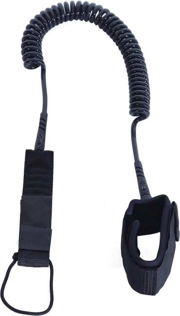 Cablu de siguranță pentru paddleboard negru 275 cm
