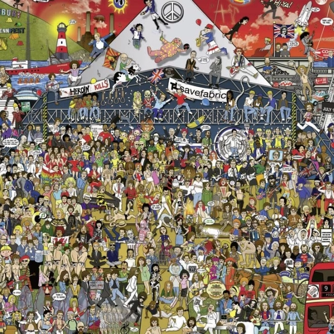HEYE Puzzle Istoria Muzicii Britanice 2000 Piese