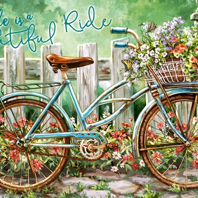 Puzzle Prplimbare Cu Bicicleta 500 Piese