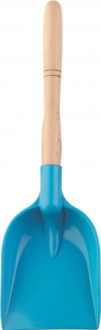Androni Lopată cu mâner din lemn lungime 34 cm – Albastru