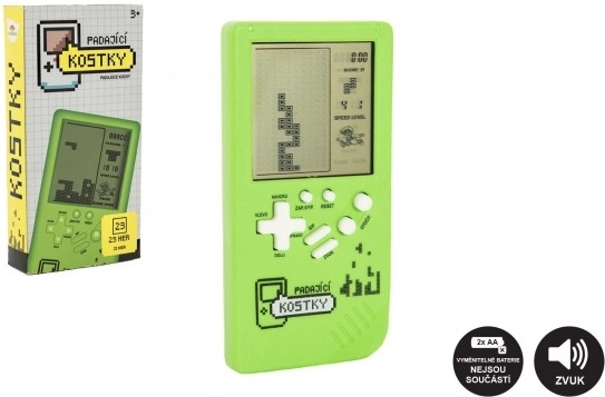Joc digital Tetris cu sunet – Verde