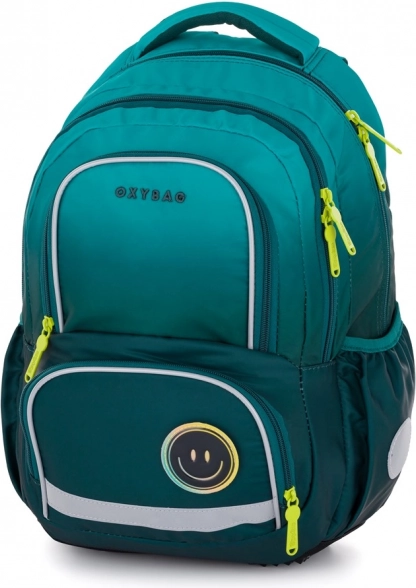 Rucsac școlar Oxybag OXY NEXT Stickers, turcoaz