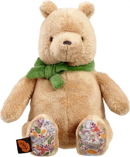 Ursulețul Winnie de Pluș cu fundiță verde 22 cm