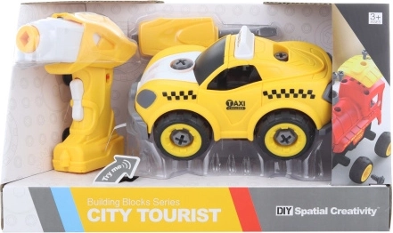 Taxi RC cu șuruburi, cu sunete și bormașină