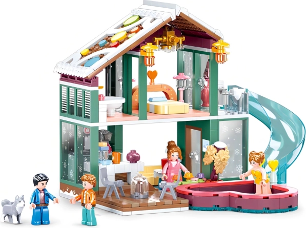 sluban happy diary cabană de iarnă pentru vacanță