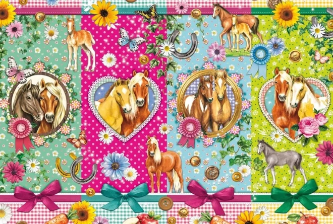 Puzzle Bucuria Cailor 200 de piese