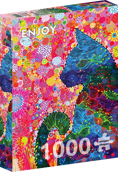 Puzzle Pisicuța Gânditoare 1000 de Piese