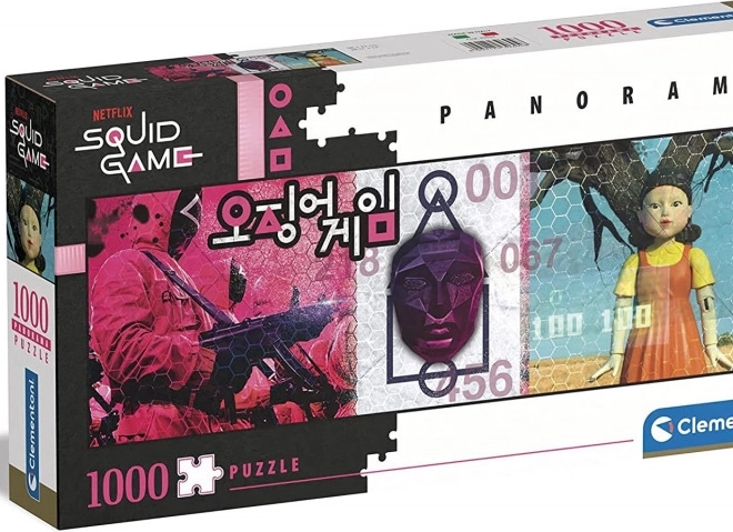 Puzzle panoramic CLEMENTONI Netflix Squid Game 1000 piese