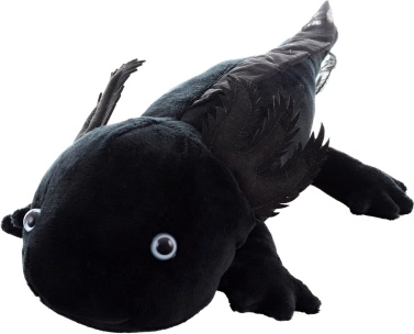 Axolotl de pluș negru 32 cm eco-friendly
