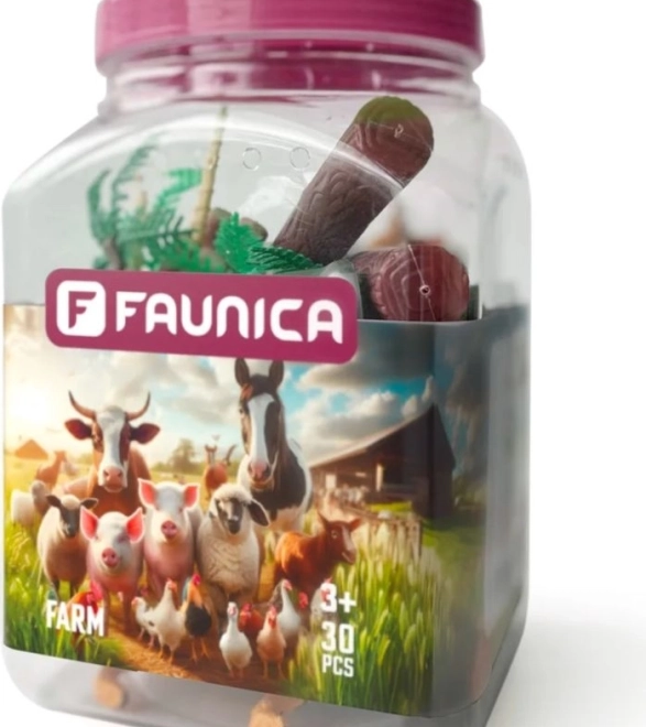 Set de figurine și accesorii cu motiv fermă