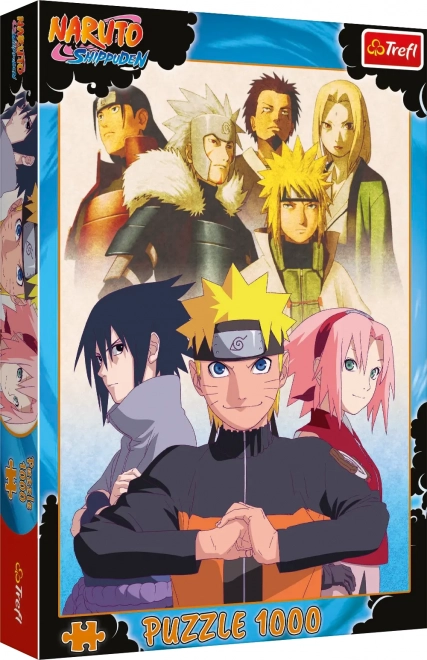 Puzzle 1000 piese NARUTO – echipa lui Masashi de la Trefl