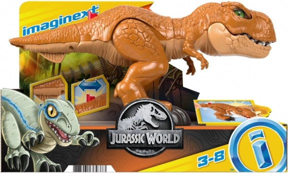 figurină imaginext jurassic world t‑rex atacator