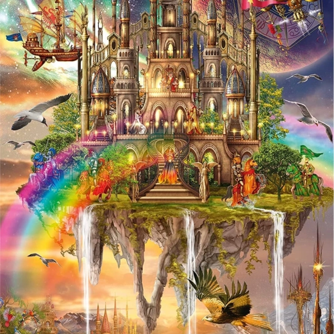 Puzzle Oraș în Nori 1000 piese