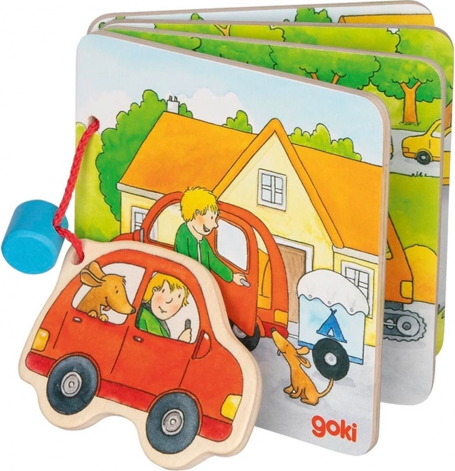 GOKI carte ilustrată din lemn – Plecăm în vacanță