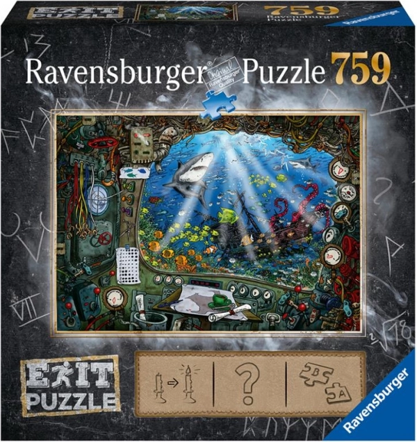 Puzzle Ravensburger EXIT: Submarin 759 buc