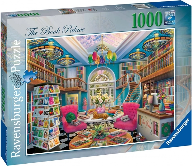 Puzzle 2D 1000 piese Palatul Cărților RAVENSBURGER