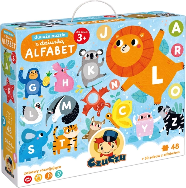 Puzzle CzuCzu mari cu gaură Abecedar