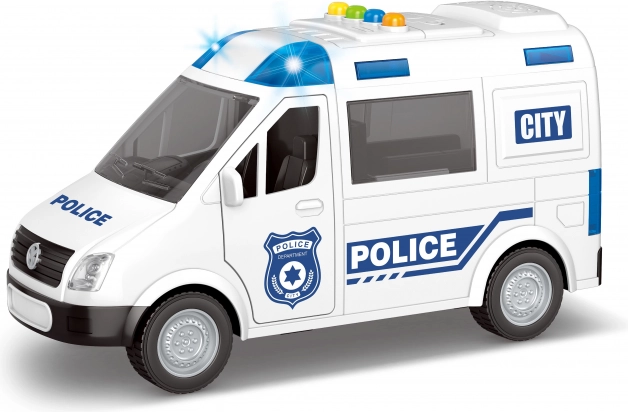 Mașină de poliție cu efecte 22 cm