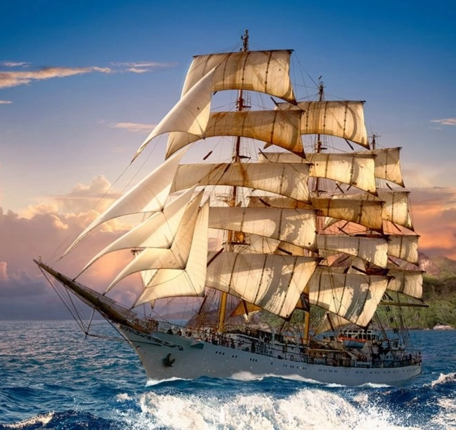 Puzzle 1500 piese Călătorie la amurg