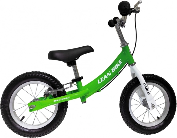 Bicicletă fără pedale pentru copii CARLO verde