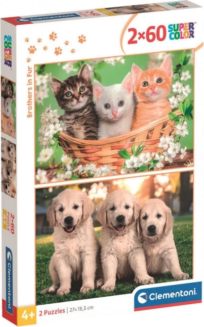 Puzzle Frăţiori blănoși