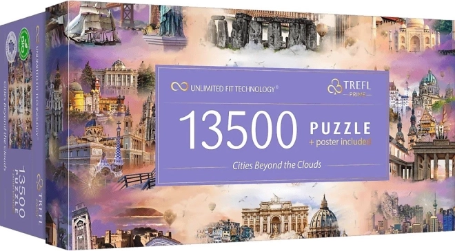 Puzzle 13 500 piese Orașe deasupra norilor