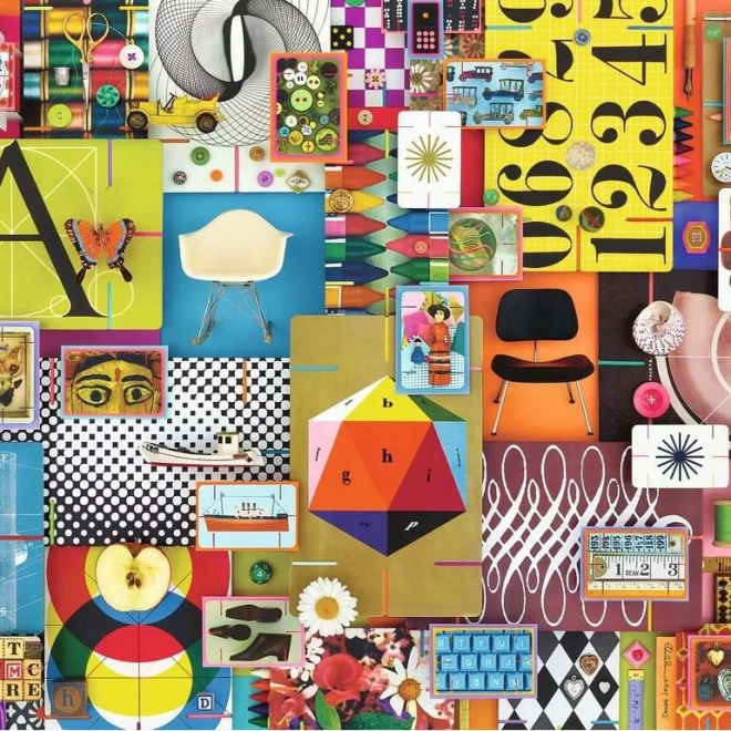 Puzzle Ravensburger Eames House of Cards 1500 piese