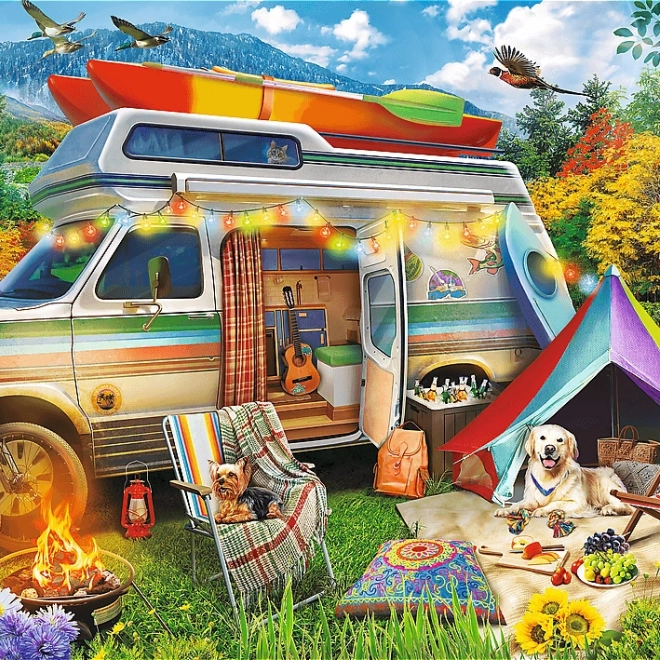 Puzzle Ceai de Timp - Caravană 500 Piese