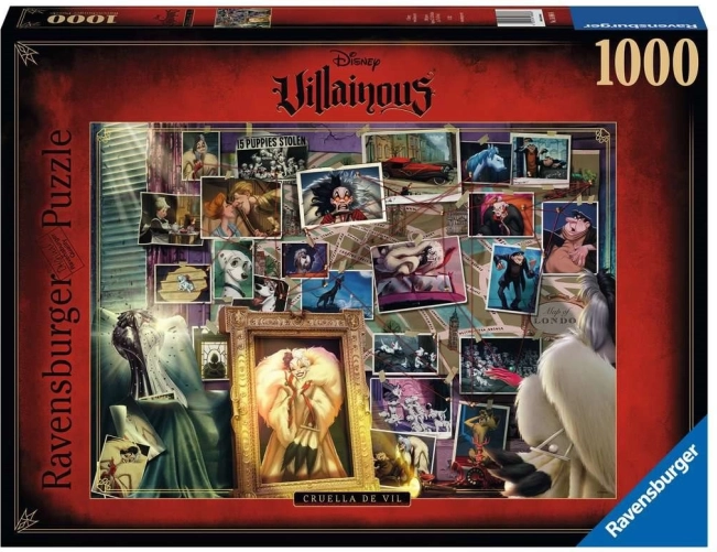 Puzzle Ravensburger Villainous: Cruella de Vil 1000 piese