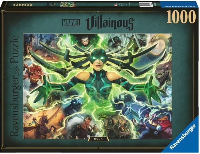 Puzzle Ravensburger Villainous: Hela 1000 piese