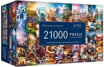 Trefl Puzzle Cronica Pământului: De la Creație spre Viitor 21000 Piese
