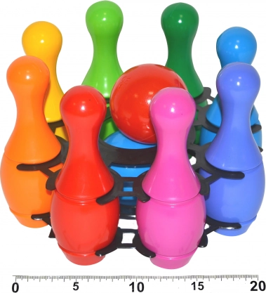 Set de popice din plastic 8 buc