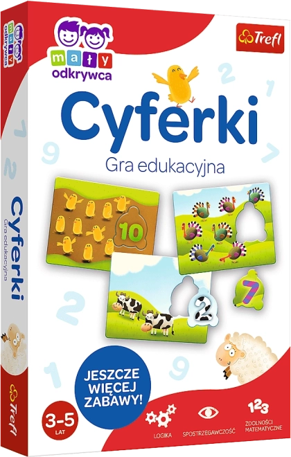 Joc educativ Numere din seria Micul Descoperitor Trefl