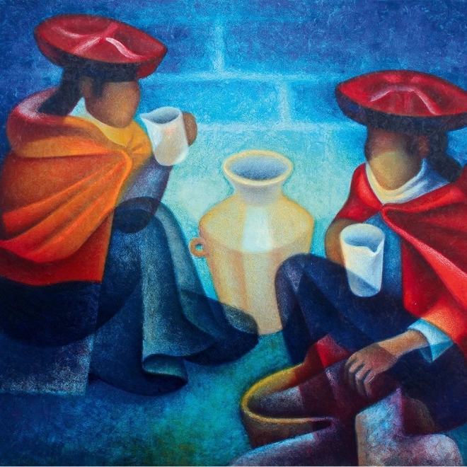 Puzzle comercianți din Peru 1000 piese