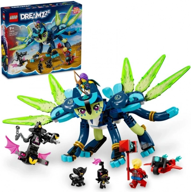LEGO® DREAMZzz™ 71476 Zoey și Zian, pisică-bufniță