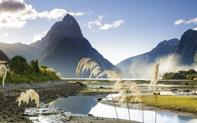Puzzle panoramic Milford Sound Noua Zeelandă 1000 piese