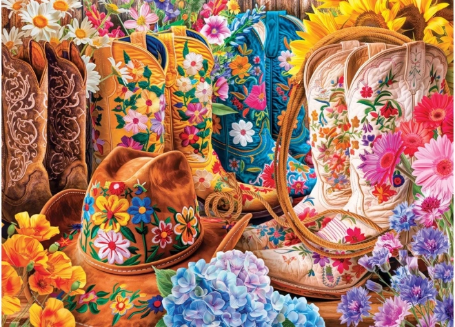 Puzzle EUROGRAPHICS Cizme de fermier 1000 piese