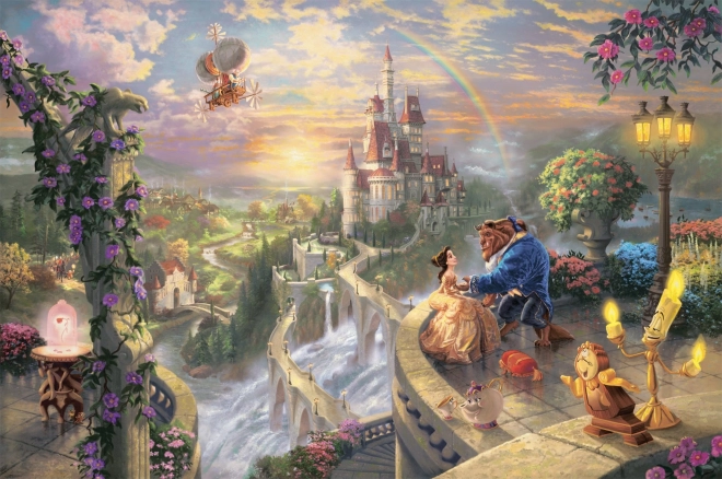 Puzzle Frumoasa și Bestia 1000 piese SCHMIDT
