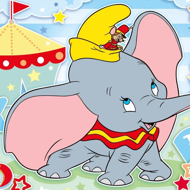 Puzzle pentru copii Clementoni Dumbo maxi, 24 piese