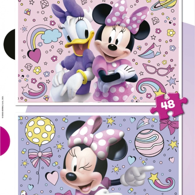 Puzzle Minnie EDUCA 2x48 piese