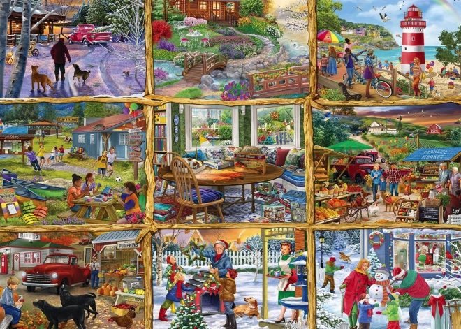 Puzzle Toate anotimpurile 1000 piese