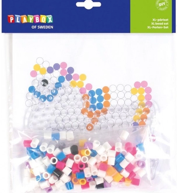 Mărgele termoadezive PLAYBOX – set mic Căluț XL, 250 buc.