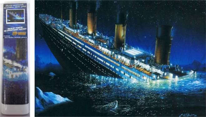 Pictură cu diamante Titanic 30 × 40 cm