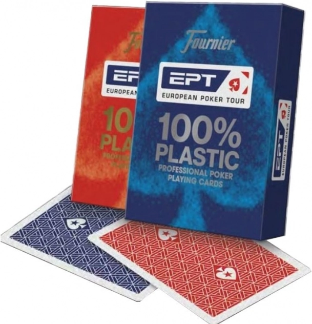 Cărți de poker FOURNIER EPT, 100% plastic