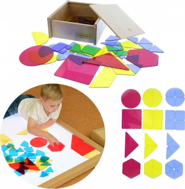 Forme geometrice transparente Masterkidz