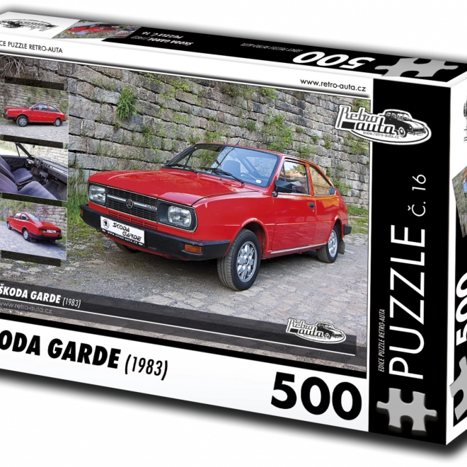 RETRO-AUTA Puzzle 1koda Garde 1983 500 piese