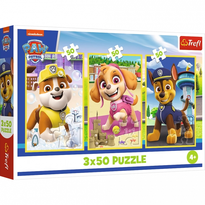 Puzzle 3x50 Cățeii Noștri Trefl