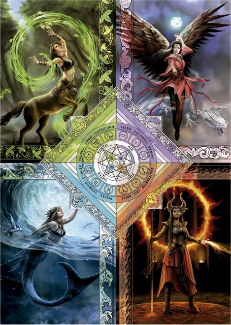 Educa puzzle Magie elementară: Zodiac 1500 piese