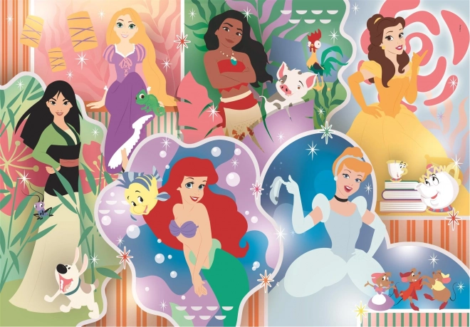 Puzzle maxi Disney prințese 24 piese CLEMENTONI