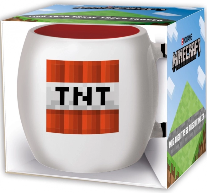 Cana de ceramică Minecraft cu glob